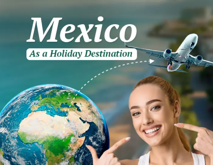 Dental tourist enjoying sunny Mexico while taking care of their oral health.