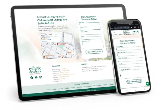 planning their dental vacation to Mexico with a map and dental brochures